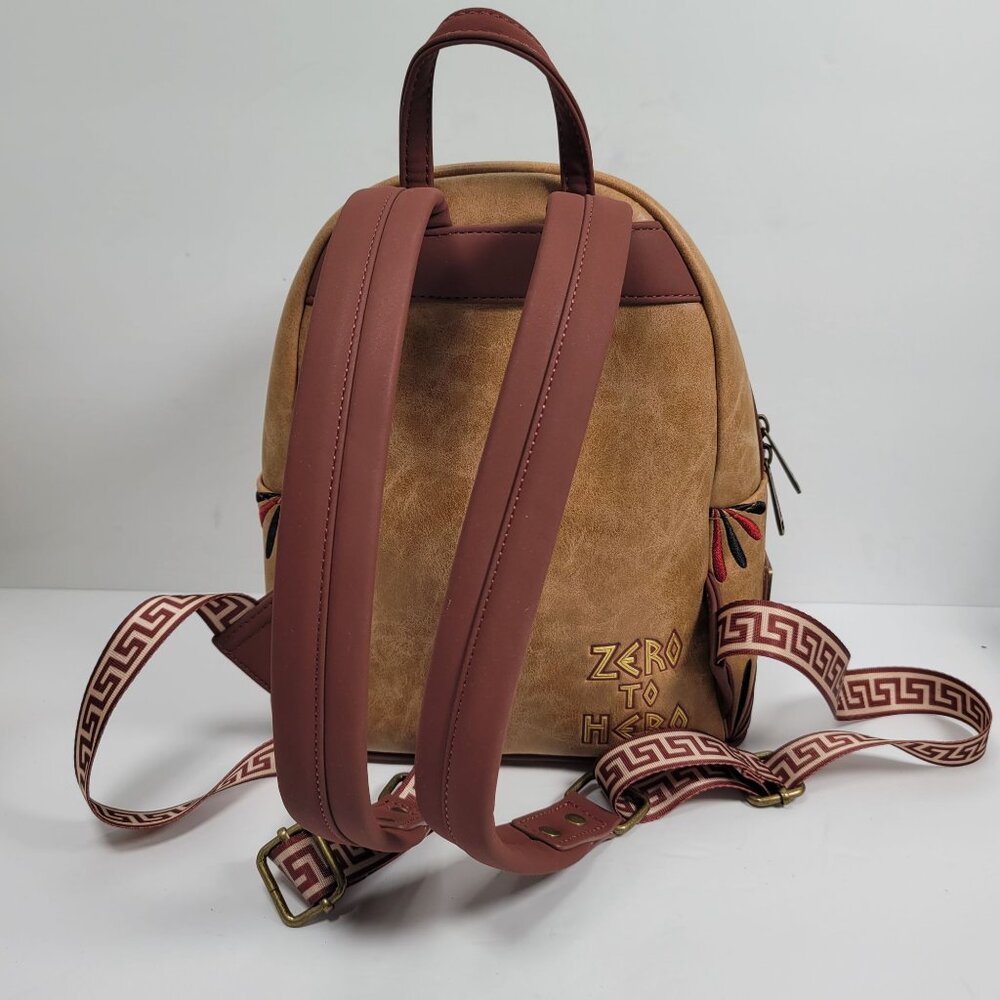 Disney Loungefly Hercules Mini Brown Backpack With Adjustable Straps - Picture 2 of 8